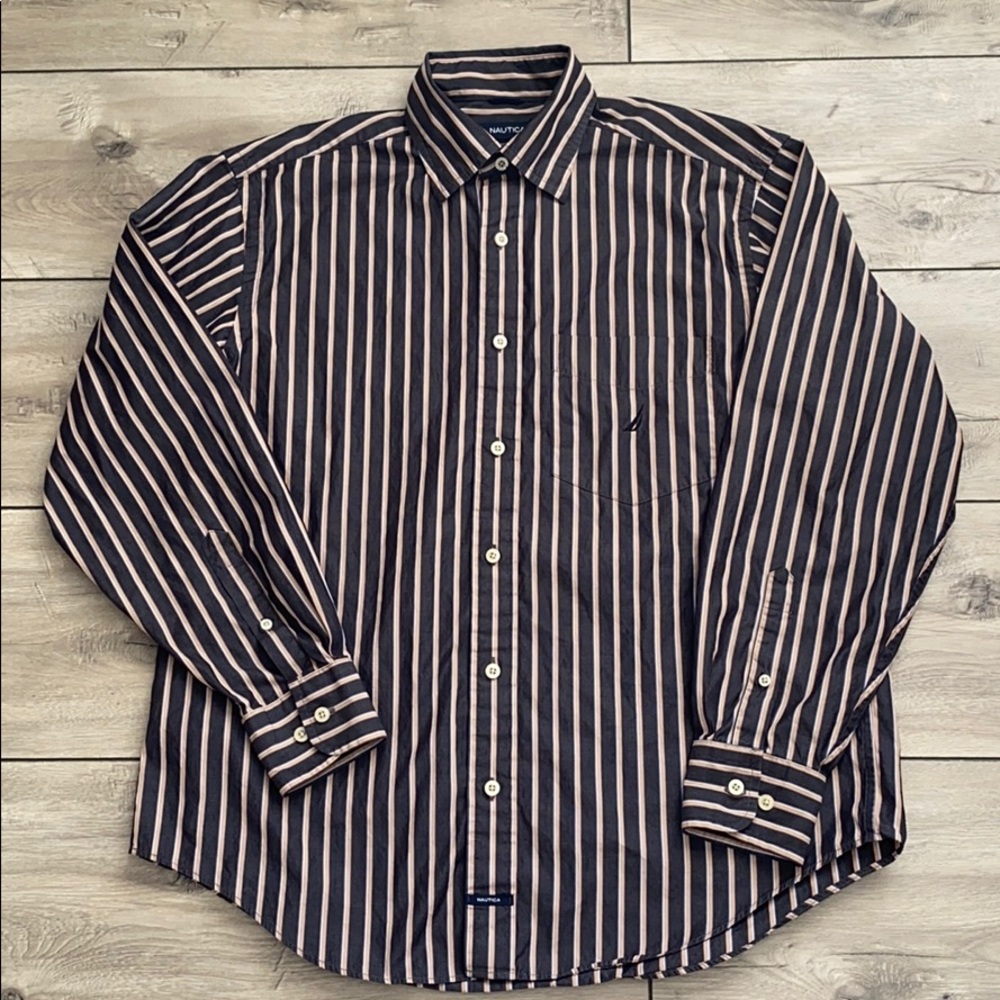 NAUTICA Men’s Dress Shirt Size M